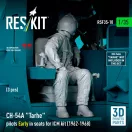 ResKit CH-54A Tarhe pilots Early in seats for ICM kit (1962-1968) (3 pcs) (3D Printed)