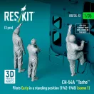 ResKit CH-54A Tarhe pilots Early in a standing position (1962-1968) (scene 1) (3 pcs) (3D Printed)