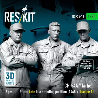   ResKit CH-54A Tarhe pilots Late in a standing position (1968 +) (scene 1) (3 pcs) (3D Printed)