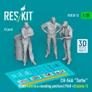 ResKit CH-54A Tarhe pilots Late in a standing position (1968 +) (scene 1) (3 pcs) (3D Printed)