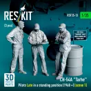 ResKit CH-54A Tarhe pilots Late in a standing position (1968 +) (scene 1) (3 pcs) (3D Printed)
