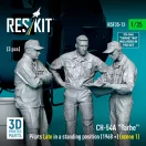 ResKit CH-54A Tarhe pilots Late in a standing position (1968 +) (scene 1) (3 pcs) (3D Printed)