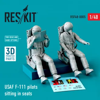   ResKit USAF F-111 pilots sitting in seats (2 pcs) (3D Printed)