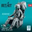 ResKit F-35 (A,B,C) Lightning II pilot sitting in late modification ejection seats (type 1) (3D Printed)