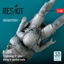 ResKit F-35 (A,B,C) Lightning II pilot sitting in late modification ejection seats (type 1) (3D Printed)