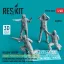 ResKit Yellow jersey (Modern) (Right position from the aircraft) Plane Director, Aircraft Handling Officer, Catapult and Arresting Gear Officers (4 pcs) (3D Printed)