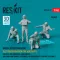 ResKit Green jersey (Modern) (Left position from the aircraft) Catapult and Arresting Gear Crews, Air Wing Maintenance Personnel, Air Wing Quality Control Personnel (4 pcs) (3D Printed)