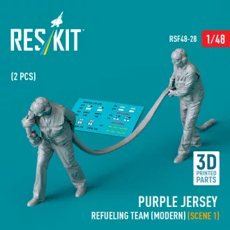   ResKit Purple jersey refueling team (modern) (scene 1) (2 pcs) (3D Printed)