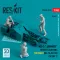 ResKit MJ-1 Jammer Driver & airmens (Vietnam) (MJ-1A,MJ-1B) (scene 1) (3 pcs) (3D Printed)