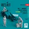ResKit MJ-1 Jammer Driver & airmens (Vietnam) (MJ-1A,MJ-1B) (scene 2) (3 pcs) (3D Printed)