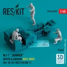 ResKit MJ-1 Jammer Driver & airmens (Gulf War) (MJ-1B, MJ-1B/C) (scene 1) (3 pcs) (3D Printed)