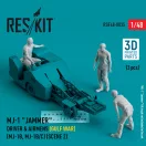 ResKit MJ-1 Jammer Driver & airmens (Gulf War) (MJ-1B, MJ-1B/C) (scene 2) (3 pcs) (3D Printed)
