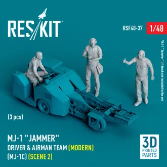   ResKit MJ-1 Jammer Driver & airman team (Modern) (MJ-1C) (scene 2) (3 pcs) (3D Printed)