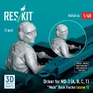 ResKit Driver for MD-3 (A, B, C, T) Mule Deck Tractor (scene 1) (1 pcs) (3D Printed)