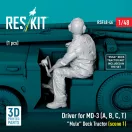 ResKit Driver for MD-3 (A, B, C, T) Mule Deck Tractor (scene 1) (1 pcs) (3D Printed)
