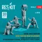 ResKit Green jersey (Modern) (Right position from the aircraft) Catapult and Arresting Gear Crews, Air Wing Maintenance Personnel, Air Wing Quality Control Personnel (4 pcs) (3D Printed)
