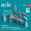 ResKit US Aircraft mechanics with SUU-23 20mm gun pod (open & close gun bay) on transport trolley (scene 1) (3 pcs) (3D Printed)