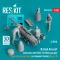 ResKit British Aircraft mechanics with SUU-23 20mm gun pod (open & close gun bay) on on transport trolley (scene 1) (3 pcs) (3D Printed)