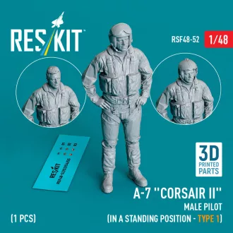   ResKit A-7 Corsair II male pilot (in a standing position - type 1) (1 pcs) (3D Printed)