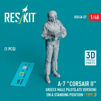  ResKit A-7 Corsair II Greece male pilot (in a standing position - type 3) (1 pcs) (3D Printed)