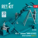 ResKit MJ-4 Jammer (MHU-83 B/E) driver & airmen (scene 1) (3 pcs) (3D Printed)