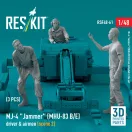 ResKit MJ-4 Jammer (MHU-83 B/E) driver & airmen (scene 2) (3 pcs) (3D Printed) (1/48