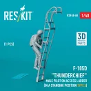 ResKit F-105 (D,F,G) Thunderchief male pilot on access ladder (type 3) (1 pcs) (3D Printed)