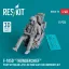 ResKit F-105D Thunderchief pilot sitting in late ejection seat for HobbyBoss kit (1 pcs) (3D Printed)