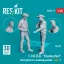 ResKit F-105 (F, G) Thunderchief male pilots (in a standing position - type 1) (2 pcs) (3D Printed)