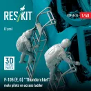 ResKit F-105 (F, G) Thunderchief male pilots on access ladder (2 pcs) (3D Printed)