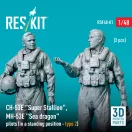 ResKit CH-53E Super Stallion, MH-53E Sea dragon pilots (in a standing position - type 2) (2 pcs) (3D Printed)