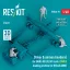 ResKit Driver & airmen (modern) (3 pcs) (MHU-83 D/E lift truck LOWER loading position for RSK48-0008) (3D Printed)