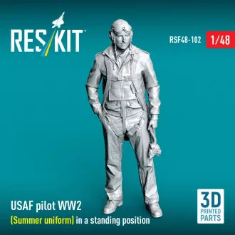   ResKit USAF pilot WW2 (Summer uniform) in a standing position (3D Printed)