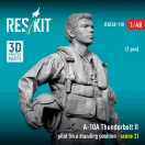 ResKit A-10A Thunderbolt II pilot (in a standing position - scene 2) (1 pcs) (3D Printed)