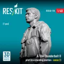 ResKit A-10A Thunderbolt II pilot (in a standing position - scene 2) (1 pcs) (3D Printed)