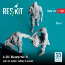 ResKit A-10C Thunderbolt II pilot on access ladder & airmen (3 pcs) (3D Printed)