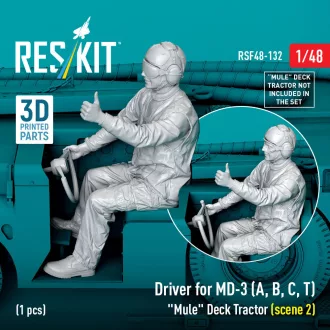   ResKit Driver for MD-3 (A, B, C, T) Mule Deck Tractor (scene 2) (1 pcs) (3D Printed)