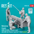 ResKit Red jersey (4 pcs) AERO 21A (MHU-191A/M) (1 pcs) with AIM-54A Phoenix (1 pcs) for F-14A,B (scene 2) (3D Printed)