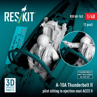   ResKit A-10A Thunderbolt II pilot sitting in ejection seat ACES II (1 pcs) (3D Printed)