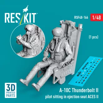   ResKit A-10C Thunderbolt II pilot sitting in ejection seat ACES II (1 pcs) (3D Printed)