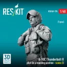 ResKit A-10C Thunderbolt II pilot (in a standing position - scene 2) (1 pcs) (3D Printed)