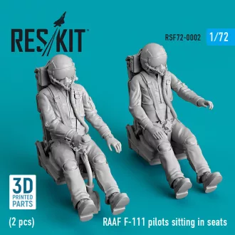   ResKit RAAF F-111 pilots sitting in seats (2 pcs) (3D Printed)