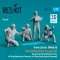ResKit Green jersey (Modern) (Left position from the aircraft) (Catapult and Arresting Gear Crews, Air Wing Maintenance Personnel, Air Wing Quality Control Personnel) (4 pcs) (3D Printed)