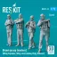 ResKit Brown jersey (modern) (Wing Captains, Wing Line Leading Petty Officers) (4 pcs) (3D Printed)