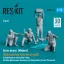 ResKit Green jersey (Modern) (Right position from the aircraft) Catapult and Arresting Gear Crews, Air Wing Maintenance Personnel, Air Wing Quality Control Personnel (4 pcs) (3D Printed)