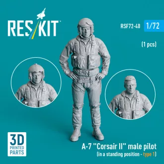   ResKit A-7 Corsair II male pilot (in a standing position - type 1) (1 pcs) (3D Printed)