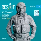 ResKit A-7 Corsair II male pilot (in a standing position - type 1) (1 pcs) (3D Printed)