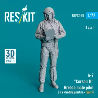   ResKit A-7 Corsair II Greece male pilot (in a standing position - type 3) (1 pcs) (3D Printed)