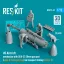 ResKit US Aircraft mechanics with SUU-23 20mm gun pod (open & close gun bay) on transport trolley (scene 1) (3 pcs) (3D Printed)