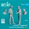 ResKit F-105 (F, G) Thunderchief male pilots (in a standing position - type 1 ) (2 pcs) (3D Printed)